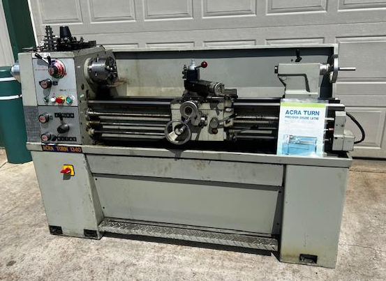 Acra Engine Lathe 1,800 RPM Turn 1340