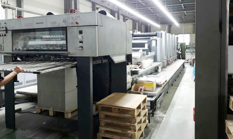 Heidelberg CD 102-5+LX2 28"x40"
