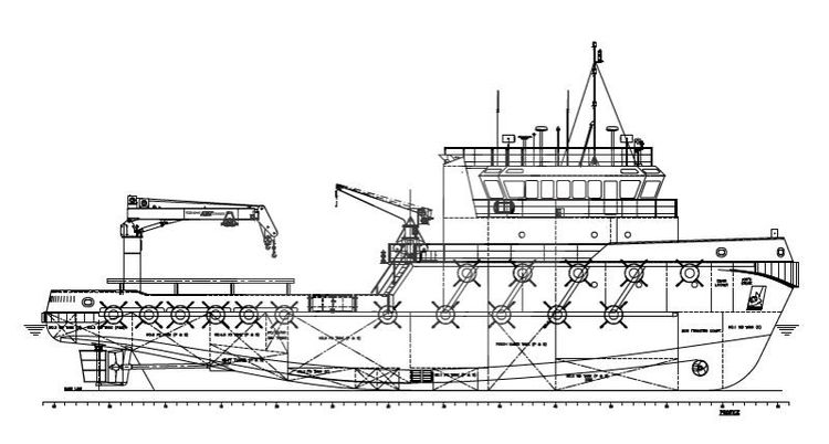 KEEN SELLERS 40M UTILITY VESSEL Gross tonnage: 492