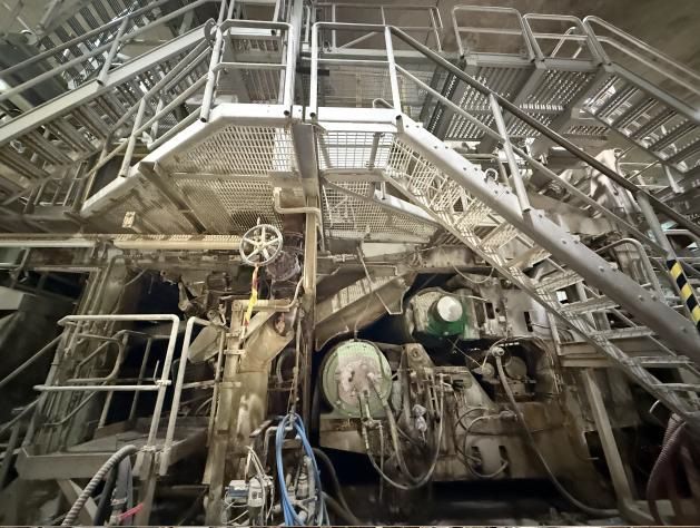 Beloit Twin-Wire suction breast Tissue & MG  paper machine 3.400 mm 12-50 gsm 74 TPD