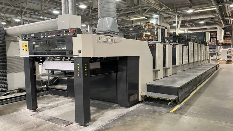 Komori Lithrone LSX-629 H+F+C+E+D (H-UV-L) 610×750 cm