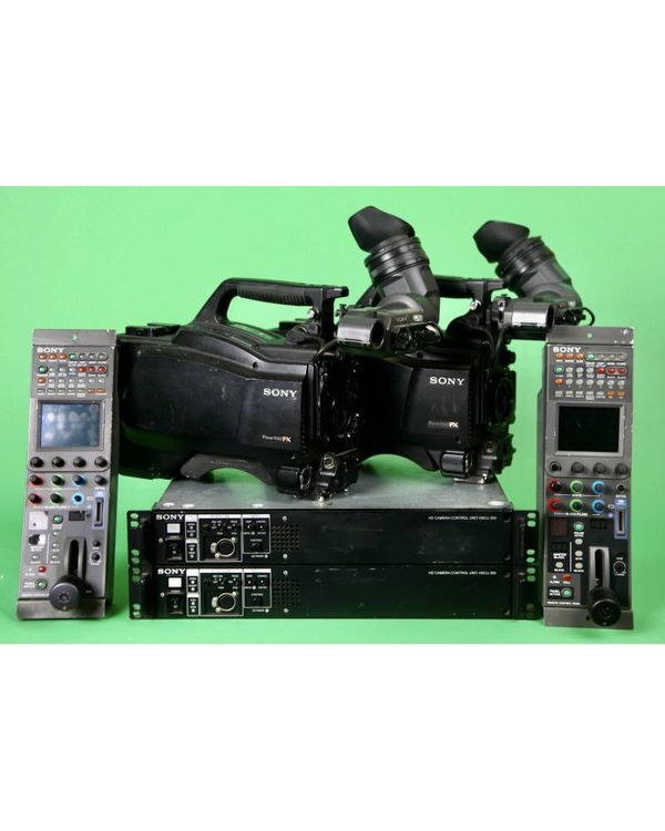 2 Sony HSC-100RT Broadcast HD Camera Kit