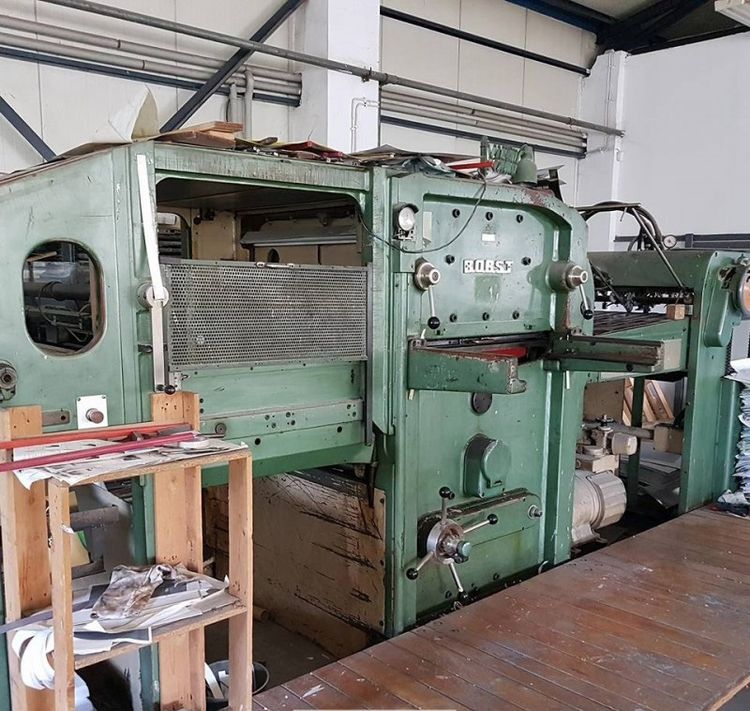 Bobst Autoplatine SP 1080 E, Die Cutting Machine