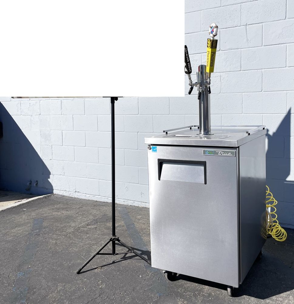 True TDD1SHC, 3Tap Direct Draw Commercial Bar Kegerator Beer Dispenser