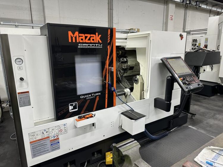 Mazak Control Mazatrol Smooth G 4000 RPM Quick Turn 250 MY 3 Axis