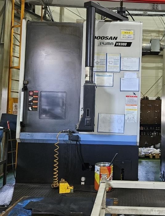 Doosan V8300 CNC VERTICAL TURNING CENTER Swing Diameter	36.2"