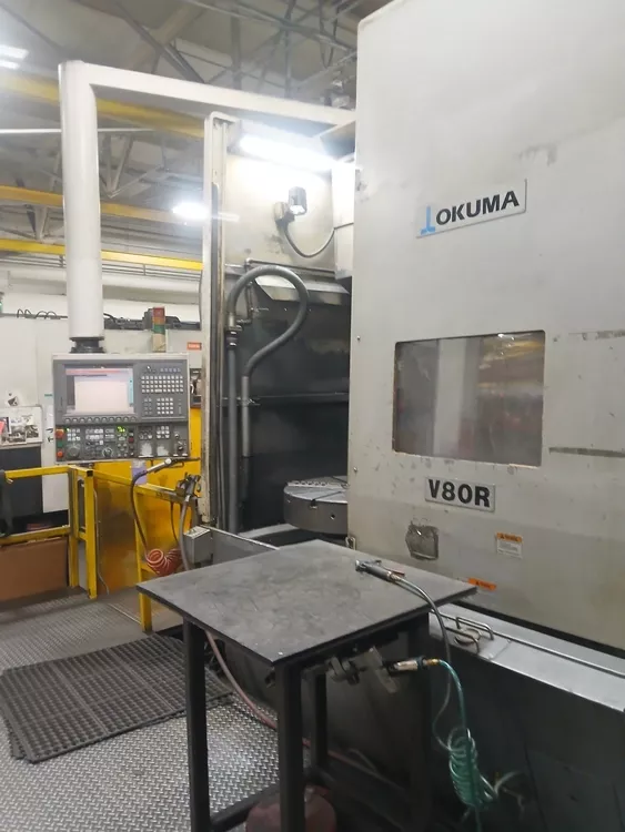 Okuma 1SP-V80R Swing Diameter: 39.37"