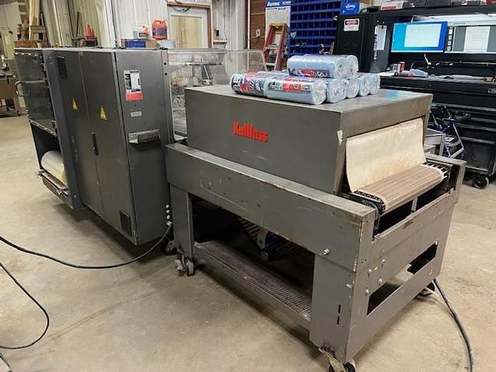 Kallfass Universa 400 Side Sealer and Shrink Tunnel