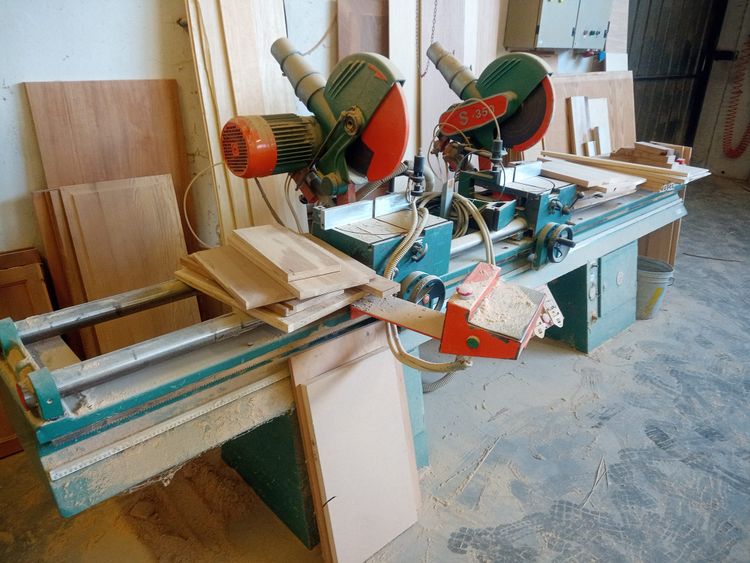 OMS Salvarani OK 350 SUPER Double-sided miter saw