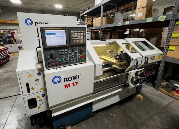 Romi Fanuc 21i-T control 3000 rpm M17 2 Axis