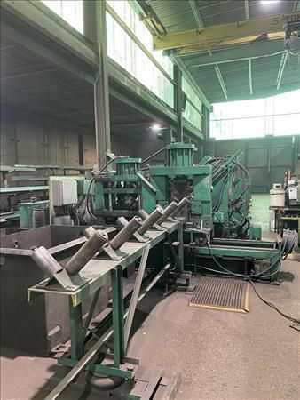 CONTROLLED AUTOMATION ABL-100 ANGLE PUNCHING AND SHEARING LINE 143 Ton Each