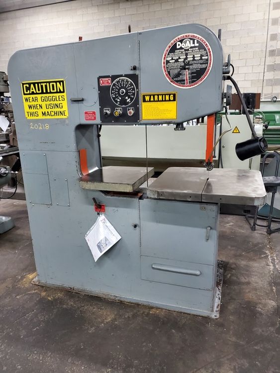 DoAll 3613-2 Size: 36" VERTICAL BAND SAW Semi Automatic