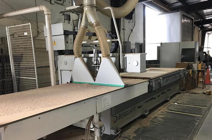 Busellato Jet 200RT CNC Router with Offloading