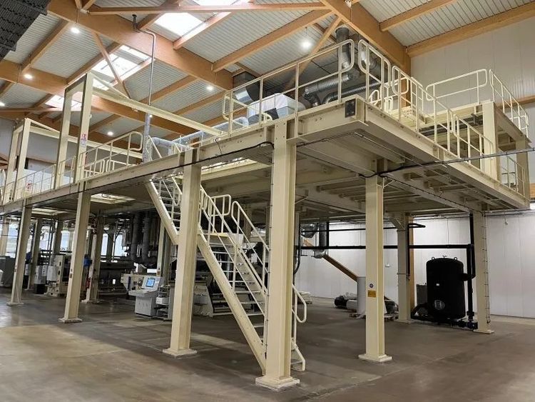 Oerlikon Meltblown polypropylene with Barmag extruder,  COMERIO laminating  calander, ACELLI Stream and many more