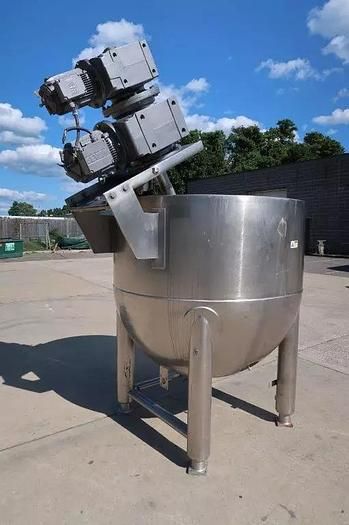 Lee 400D9MSI Inclined Jacketed Scraper Kettle