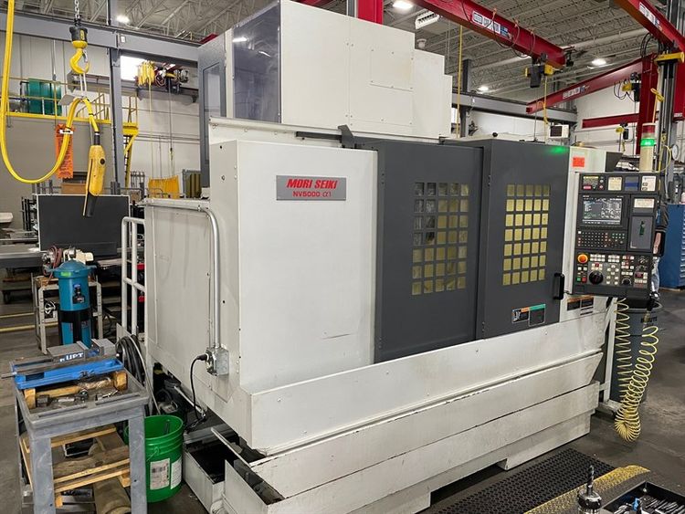 Mori Seiki NV 5000B/40 CNC 4TH AXIS VERTICAL MACHINING CENTER 4 Axis