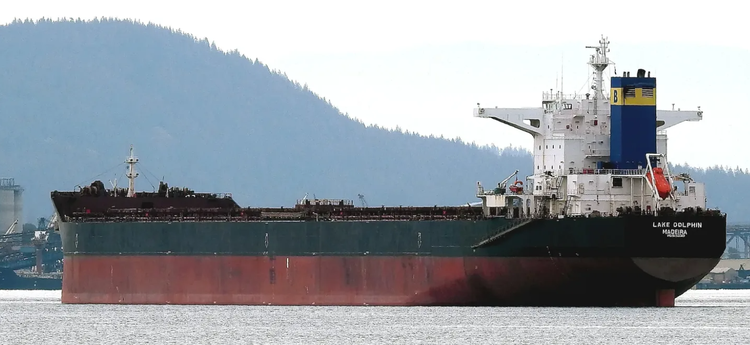 Hanjin LAKE DOLPHIN ABT 179418 DWT ON 18.17 M DRAFT