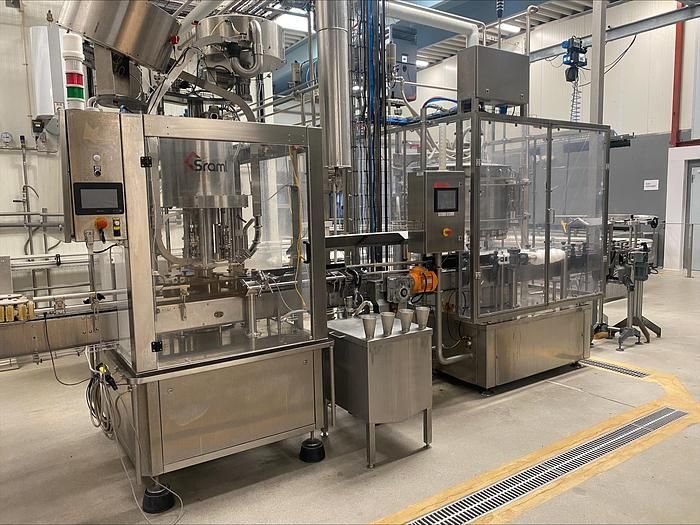 Ocim OCIM/SRAML complete bottling line S/S wessel 1000 ltr