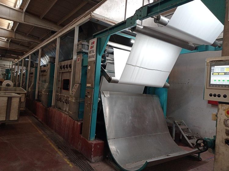Metal makina Open width continuous washing