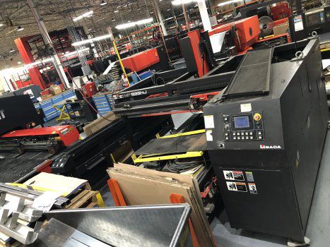 Amada MP1225NJ AUTOMATIC LOAD/UNLOADER Cycle Time (Load/Unload) 25 Seconds