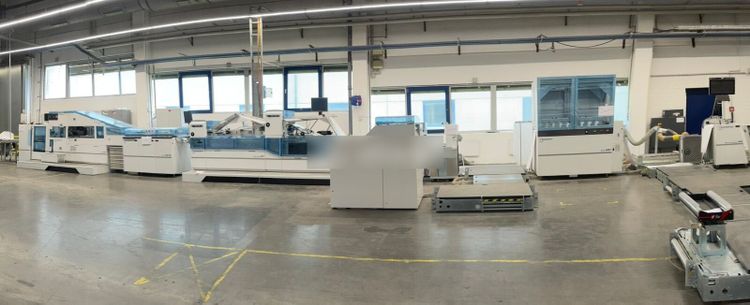 Hunkeler WI8 + WB7 + PF7 + CS6-HS + SD7 Digital Book Block Production