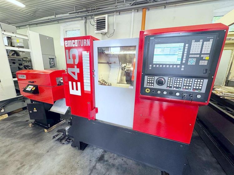 Emco Siemens 810 D powerline 6,300 rpm TURN E45 2 Axis