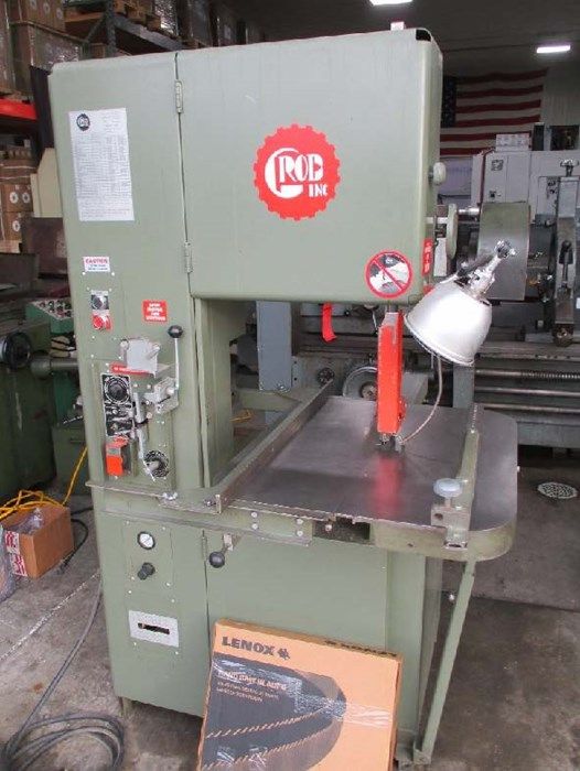 Grob 4V-18 Vertical Bandsaw Semi Automatic