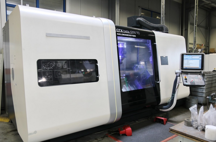 DMG, Gildemeister Siemens Sinumerik 840 D sl max 4000 min⁻¹ CTX beta 1250 TC 4A 4 Axis