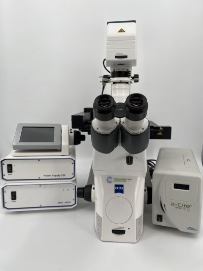 ZEISS Axio Observer Z1, Inverted Phase Contrast Motorized Fluorescence Trinocular Microscope