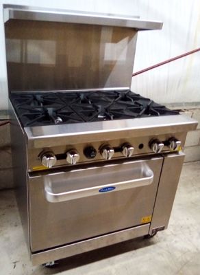 6 Burner Range