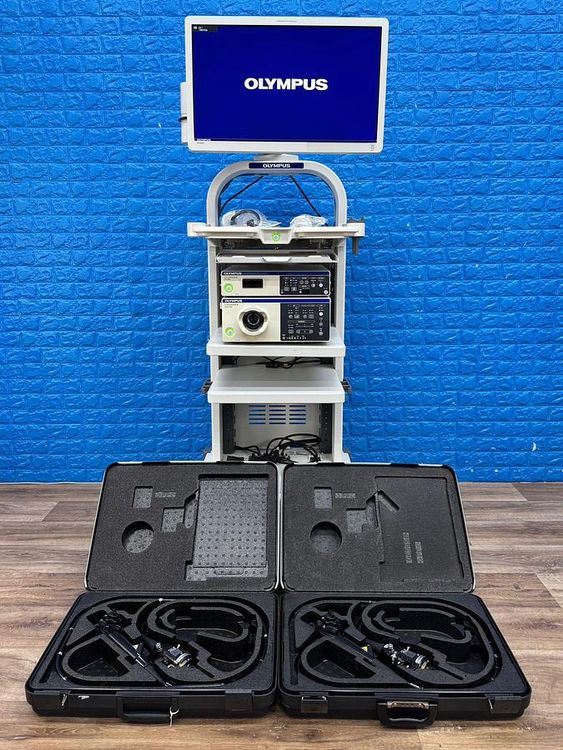 Olympus Evis Exera II 190 Tower with GIF-HQ190 and CF-HQ190L