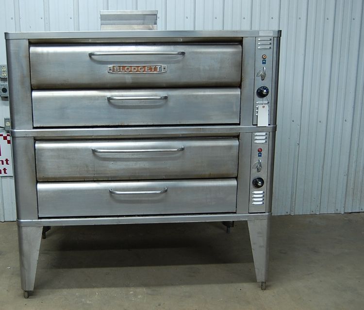 Blodgett 961-P Double Stack Stone Deck Pizza Oven