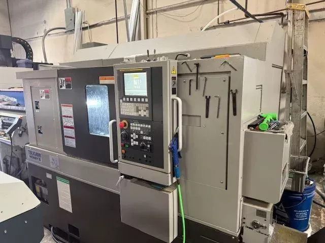 Tsugami Fanuc 0i-TF CNC Color Control 4500 RPM M08SY 5 Axis