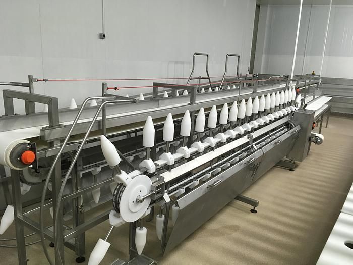 6 meters chicken cone deboning line