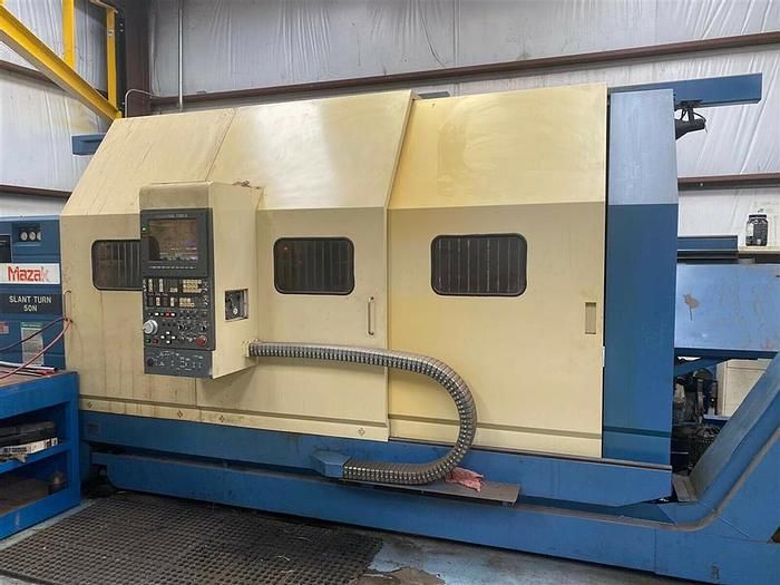 Mazak CNC Control Variable Slant Turn 50N/2000 w/ 12.5" Bore 2 Axis