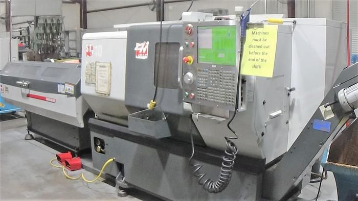 Haas Haas CNC Control 6000 rpm ST-10 with Haas Servo 300 Barfeed 2 Axis