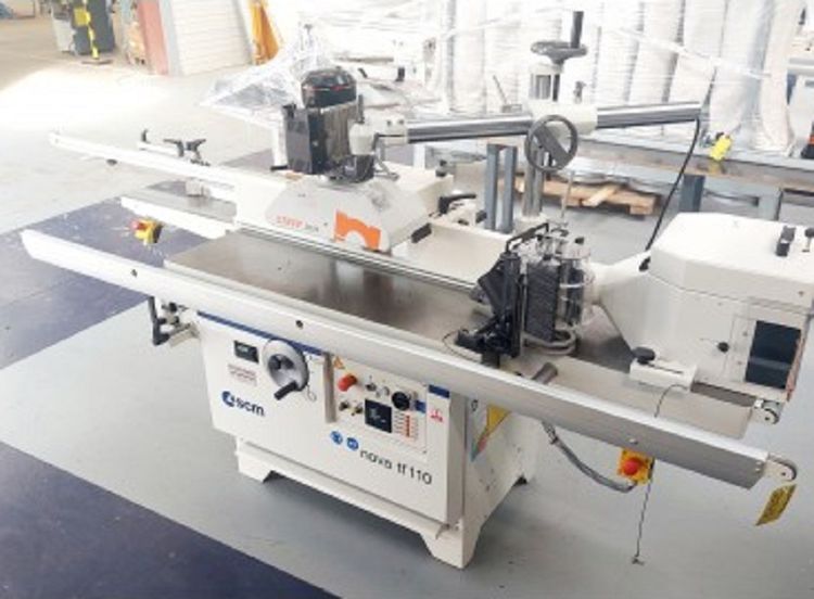 SCM TF110 TENONING MACHINE WITH LONG TABLE & FEEDER