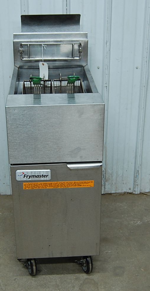 2 Frymaster GF14SD Natural Gas Open Deep Fryer