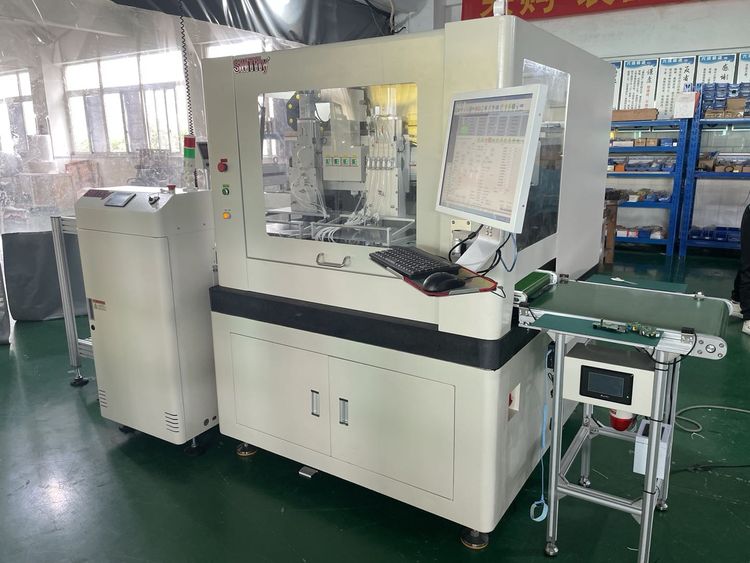 PCB Router Machine with Manual Bit Change & Dual Vacuum Blow 2 Station 0.5 - 3.0mm