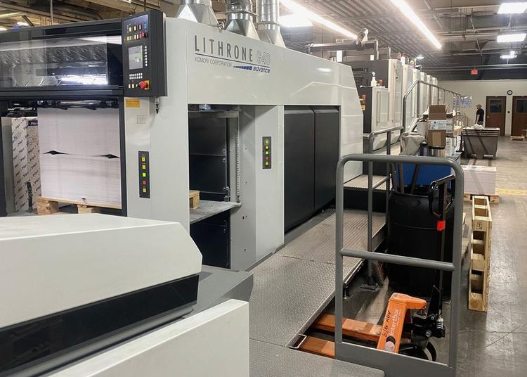 Komori GLA 640 Coater Advance 40