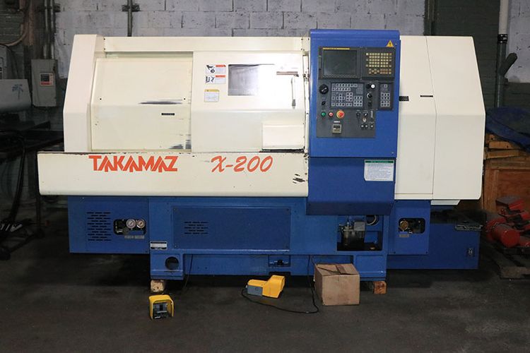 Takamaz FANUC 18iTB CNC CONTROL 5,000 RPM X-200 LIVE TOOL SUBSPINDLE 2 Axis