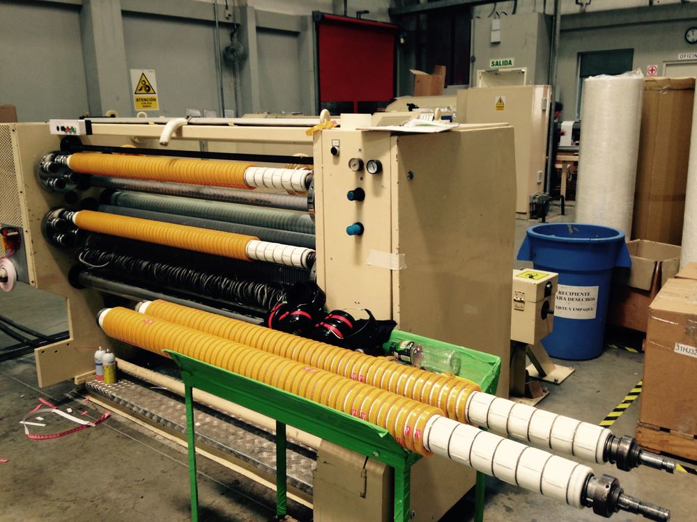 1600 mm slitter rewinder & packaging for: masking and packaging tapes