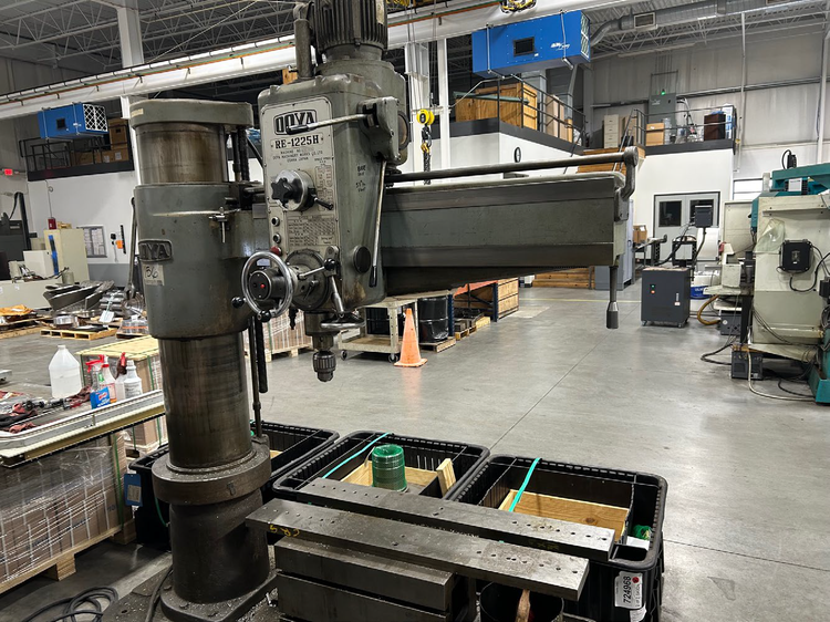 Ooya RE-1224H Radial Drill 1,985 RPM (12 steps)