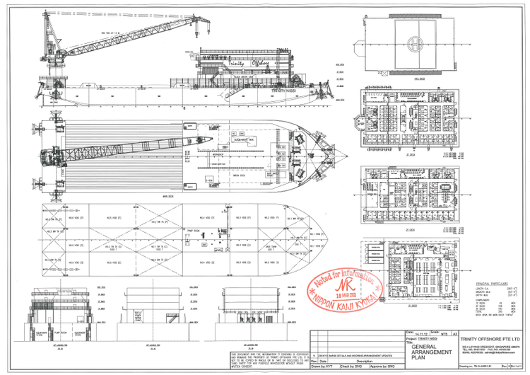 300men Accommodation Work Barge