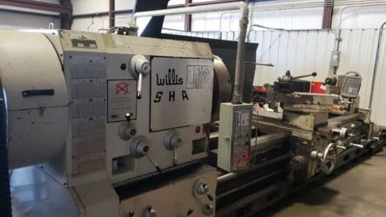 Willis Engine Lathe Variable SHA40120-10 HD Big Bore Lathe