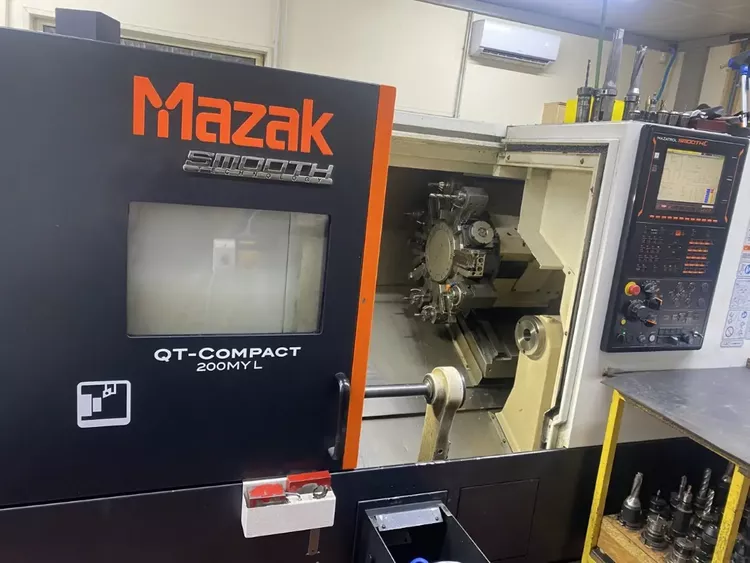 Mazak Mazatrol Smooth C control 5000 rpm QT Compact 200 MY 3 Axis