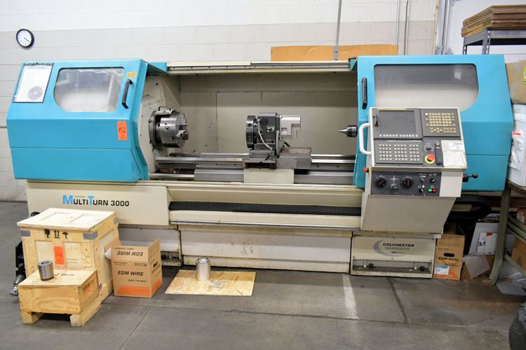 Colchester, Harrison GE-FANUC Series 0i-TC Control 2000 RPM (infinitely variable) Multi-Turn 3000 2 Axis