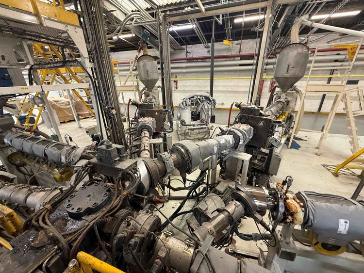 Battenfeld 1500mm Coextrusion PP/EVOH/PP barrier film line