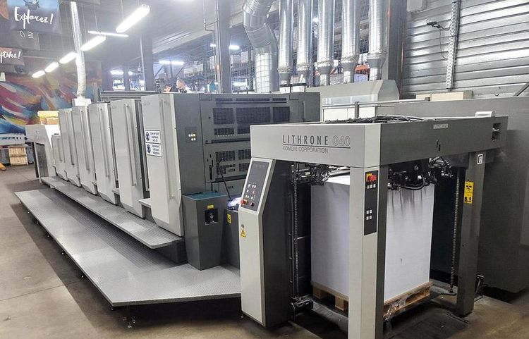 Komori GL 540 + C H- UV 72x103 cm