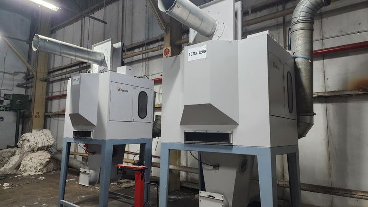 2  FineTex CDX1200 Fibre Waste Separator